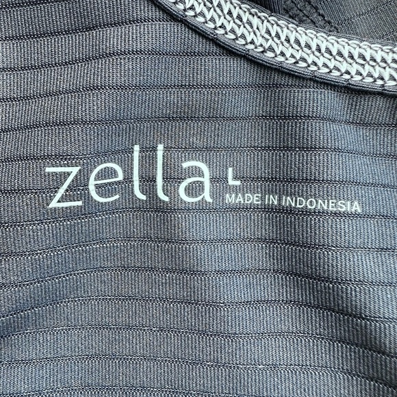 Zella Run Ruched Racerback Tank Top Adjustable Ruching Size Large - Picture 12 of 16